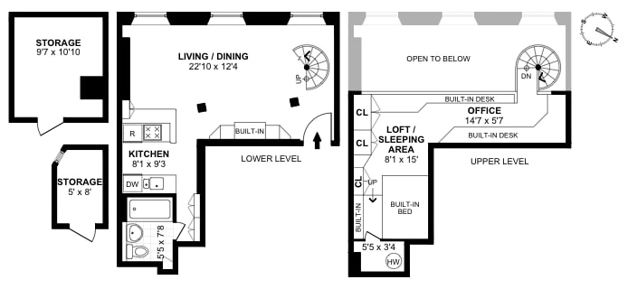 Floorplan for 74 Reade Street, 2EF