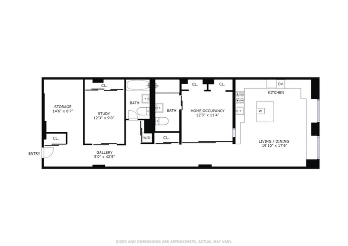 Floorplan for 365 Bridge Street, 9F