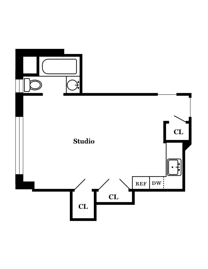 Floorplan for 440 West 34th Street