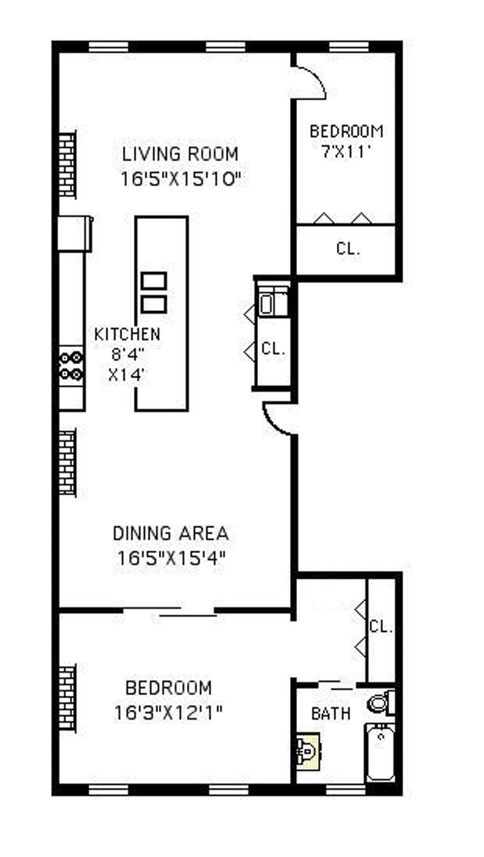 Floorplan for 28 Remsen Street
