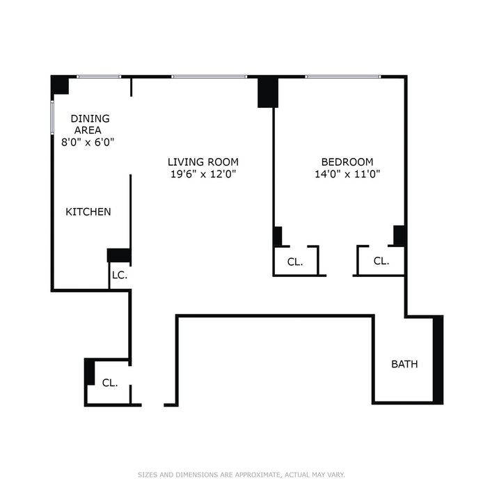 Floorplan for 175 Adams Street