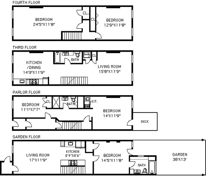 Floorplan for 707 Union Street