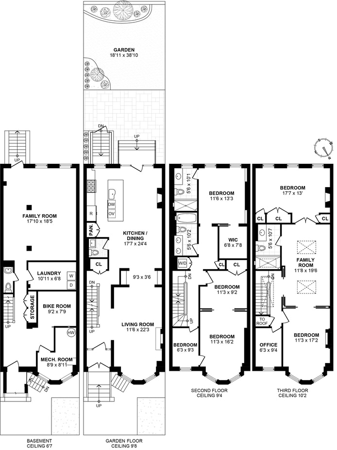 Floorplan for 366 8th Street