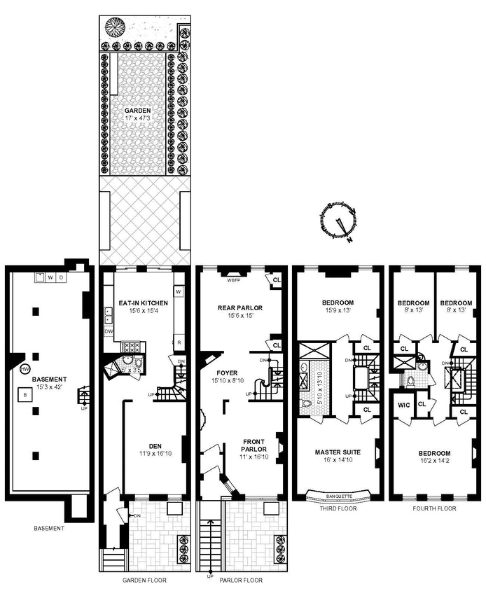 Floorplan for 440A 6th Street