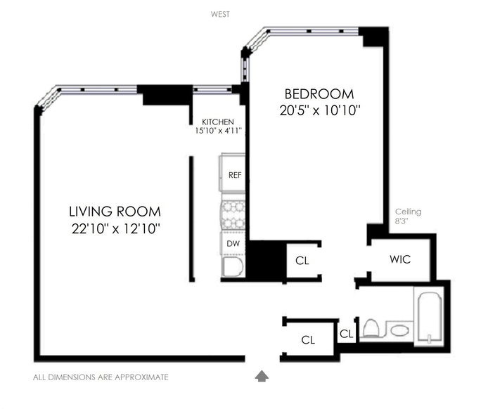 Floorplan for 176 East 77th Street, 8K