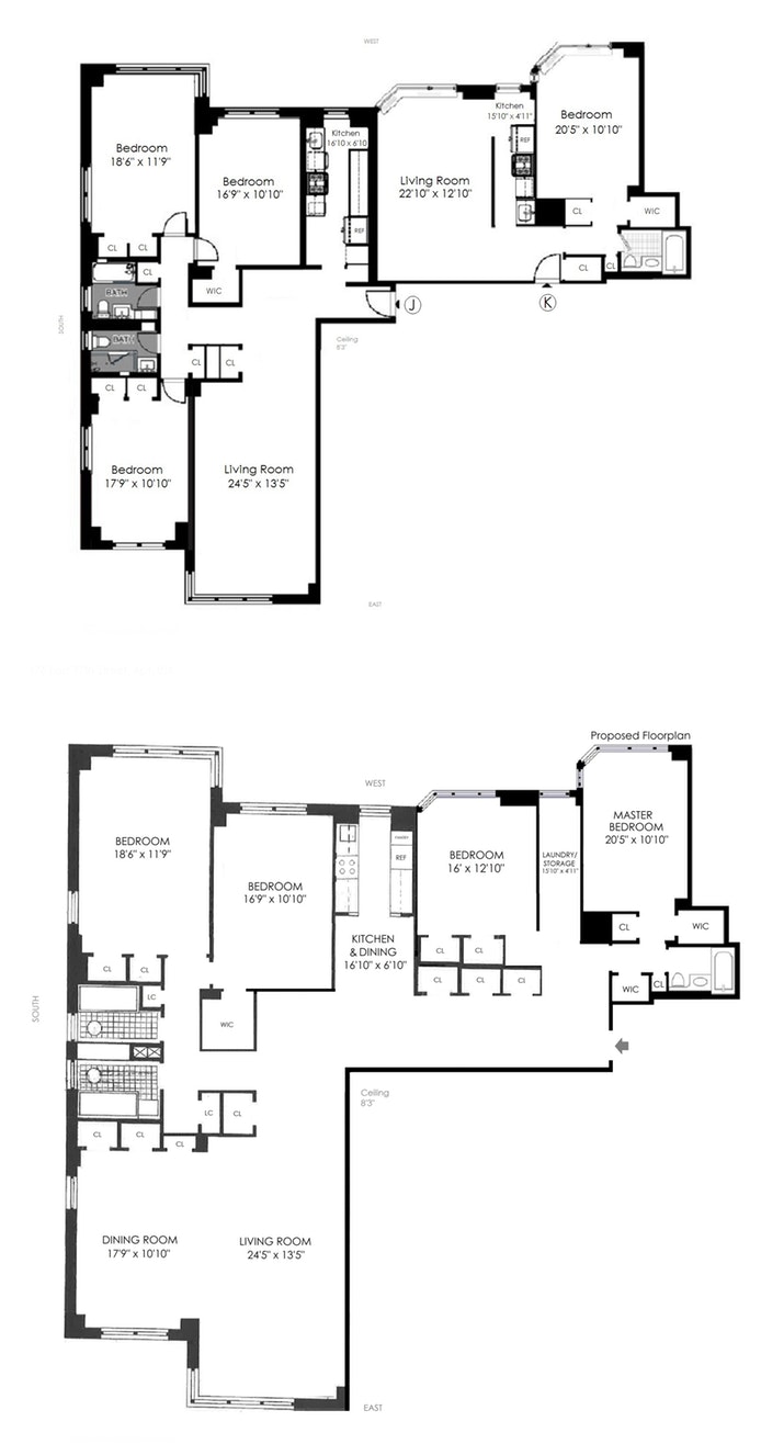 Floorplan for 176 East 77th Street, 8JK