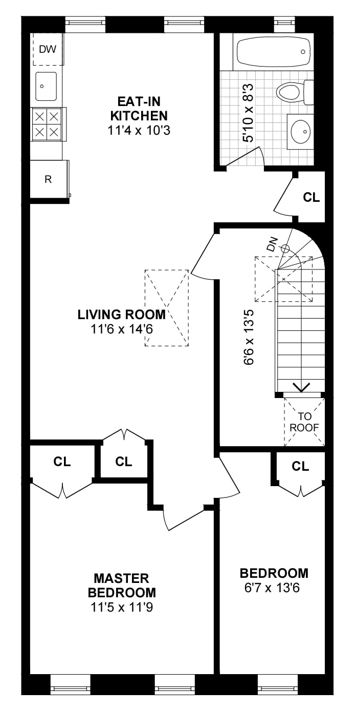 Floorplan for 45 Putnam Ave, 4