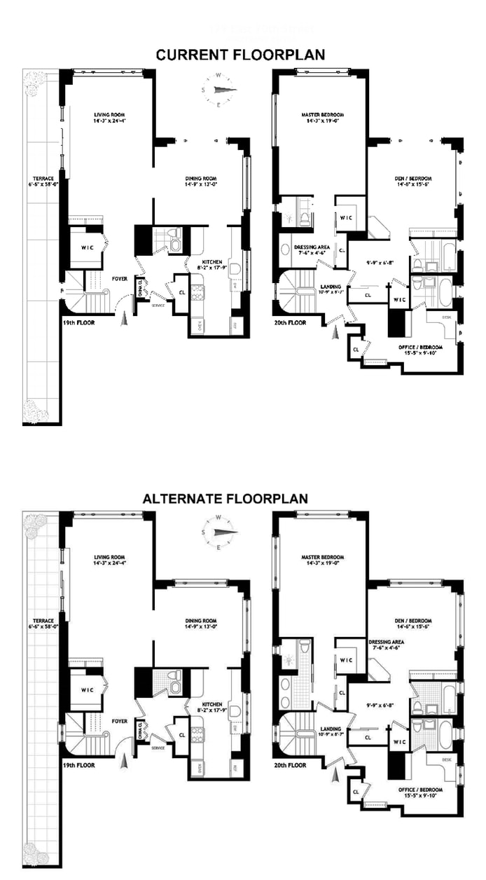 Floorplan for 179 East 70th Street, 19/20A