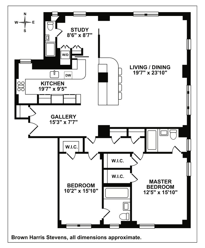 Floorplan for 370 Riverside Drive