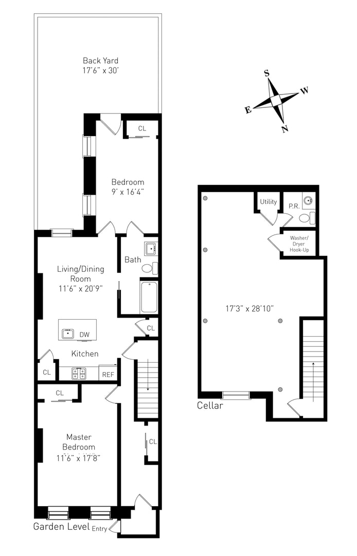Floorplan for 488 Decatur Street 1stfl