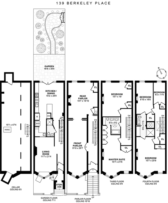Floorplan for 139 Berkeley Place, HOUSE