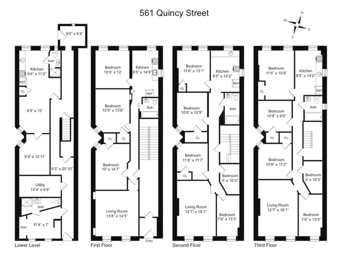Floorplan for 561 Quincy Street