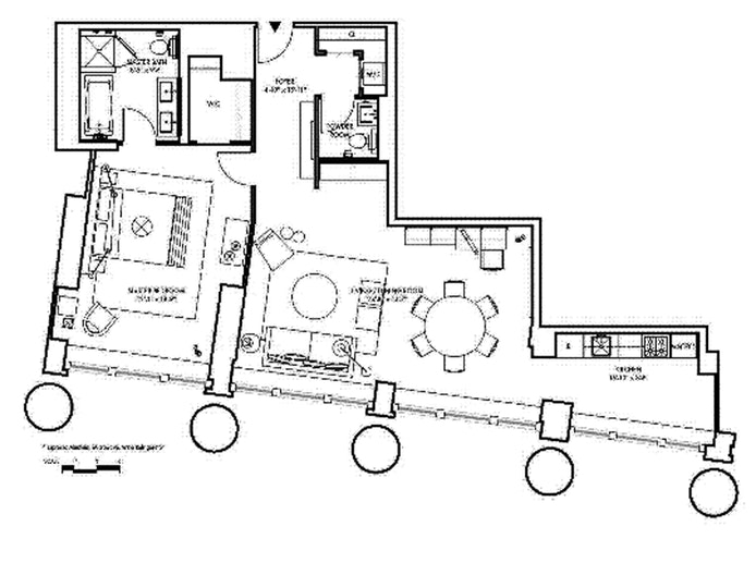 Floorplan for 55 Wall Street, 554