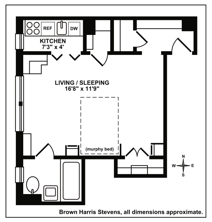 Floorplan for 333 East 53rd Street, 10D