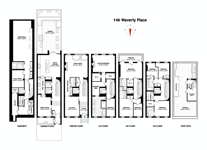 Floorplan for 146 Waverly Place