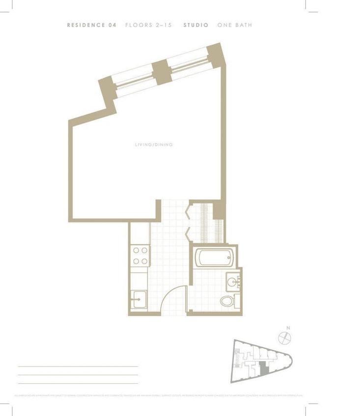 Floorplan for 1 Wall Street Court, 904