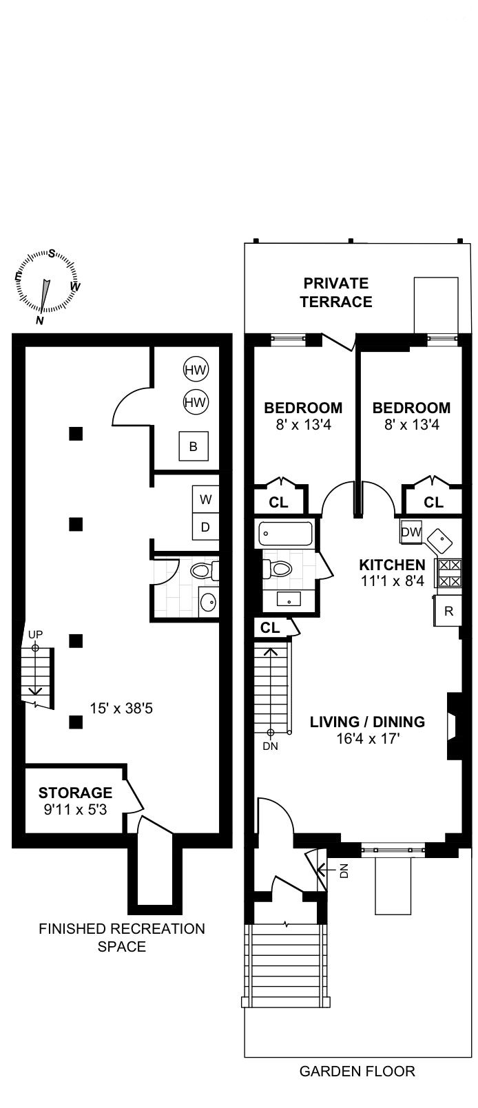 Floorplan for 458 Hancock Street, 1