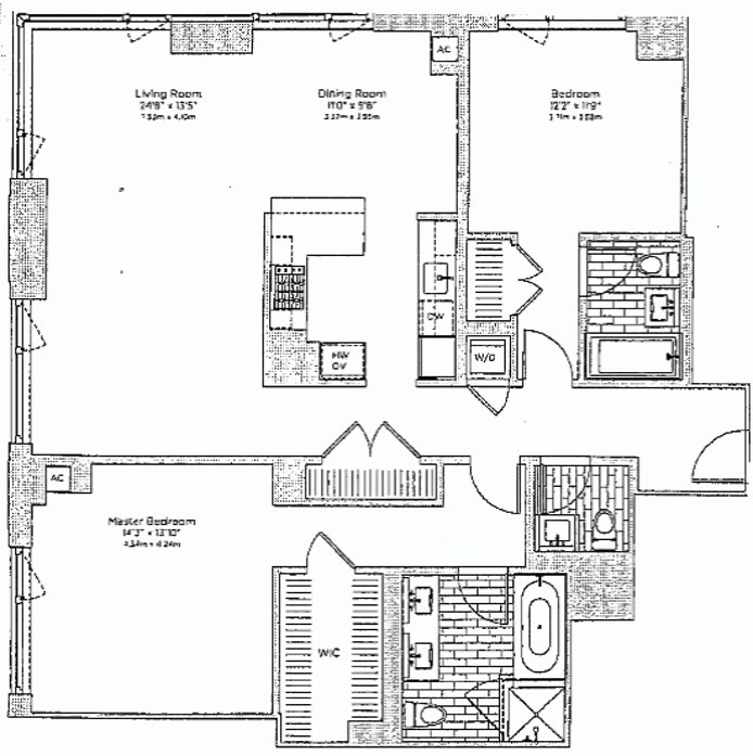Floorplan for 450 East 83rd Street, 14A