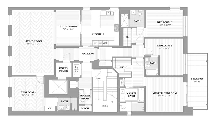 Floorplan for 320 East 82nd Street, 4THFLOOR