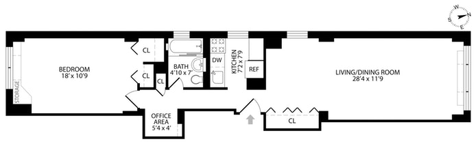 Floorplan for 520 East 72nd Street, 12A