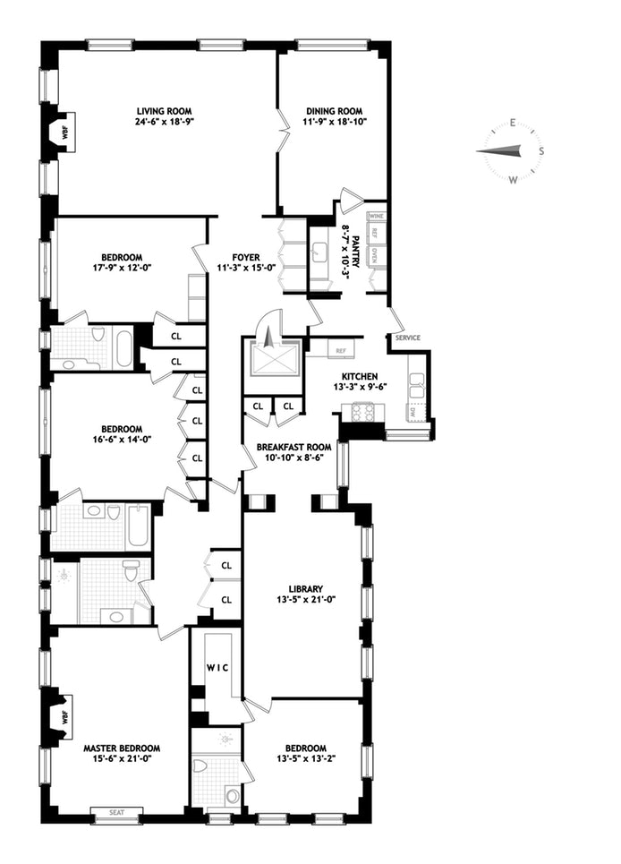 Floorplan for 470 Park Avenue, 9THFL