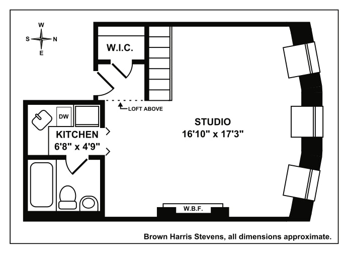 Floorplan for 134 West 88th Street, 3A
