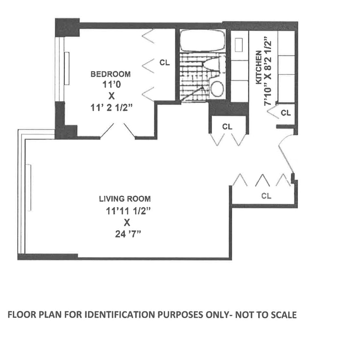 Floorplan for 225 West 83rd Street, 5V