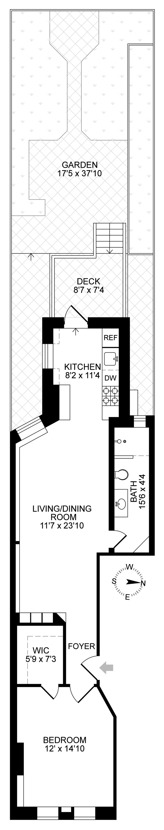 Floorplan for 69 Sutton Street, 1