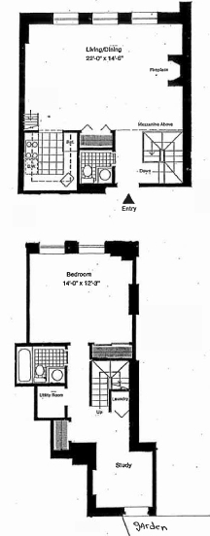 Floorplan for 174 Pacific Street, 1B