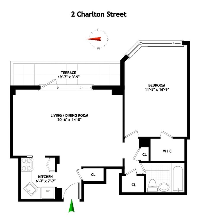 Floorplan for 2 Charlton Street