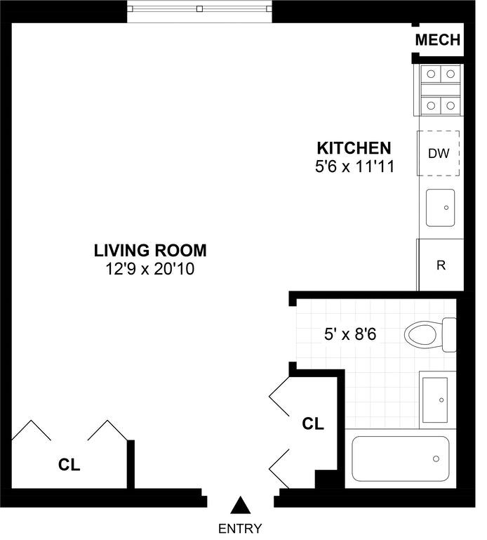 Floorplan for 420 64th Street, 5G