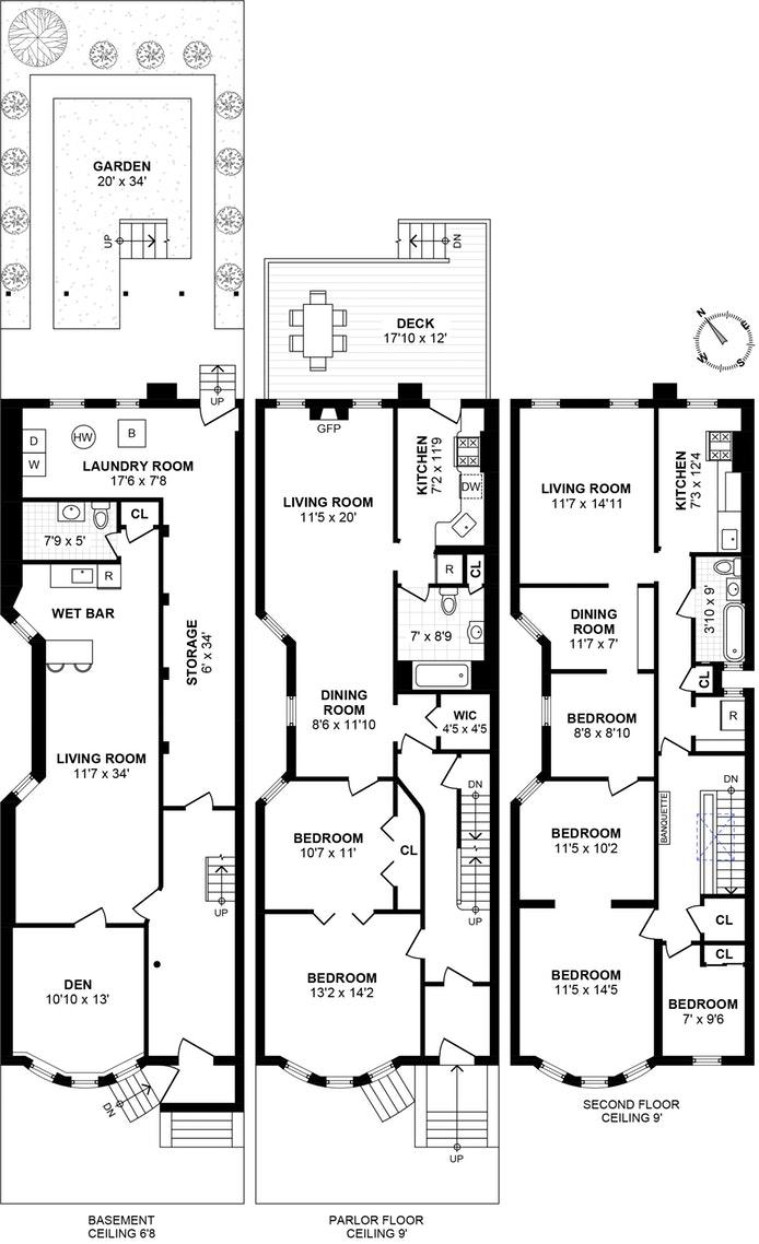 Floorplan for 725 42nd Street