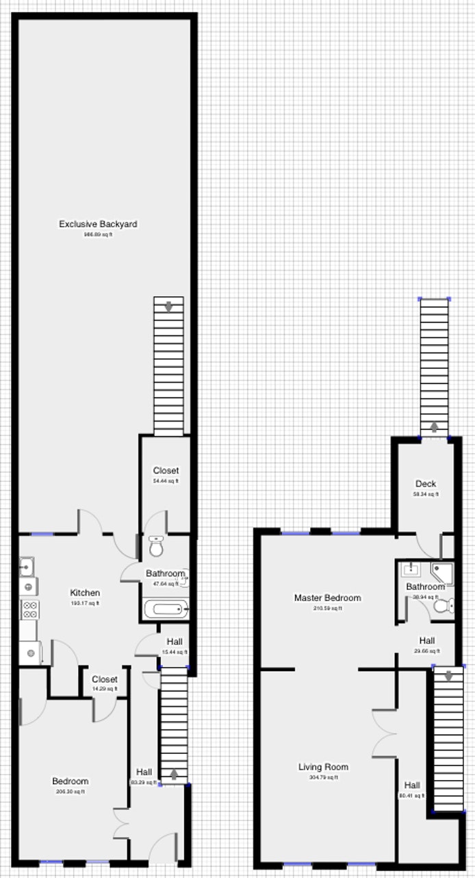 Floorplan for 16 3rd Street, 1