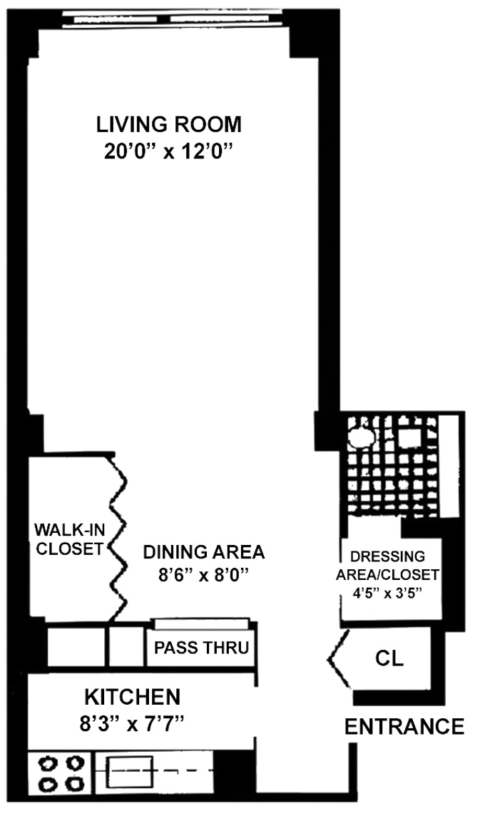 Floorplan for 520 East 72nd Street, 2E