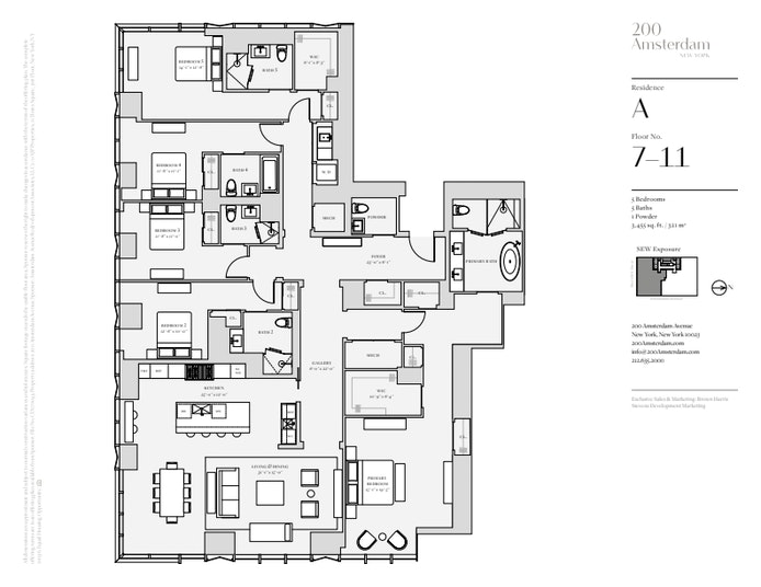 Floorplan for 200 Amsterdam Avenue, 11A