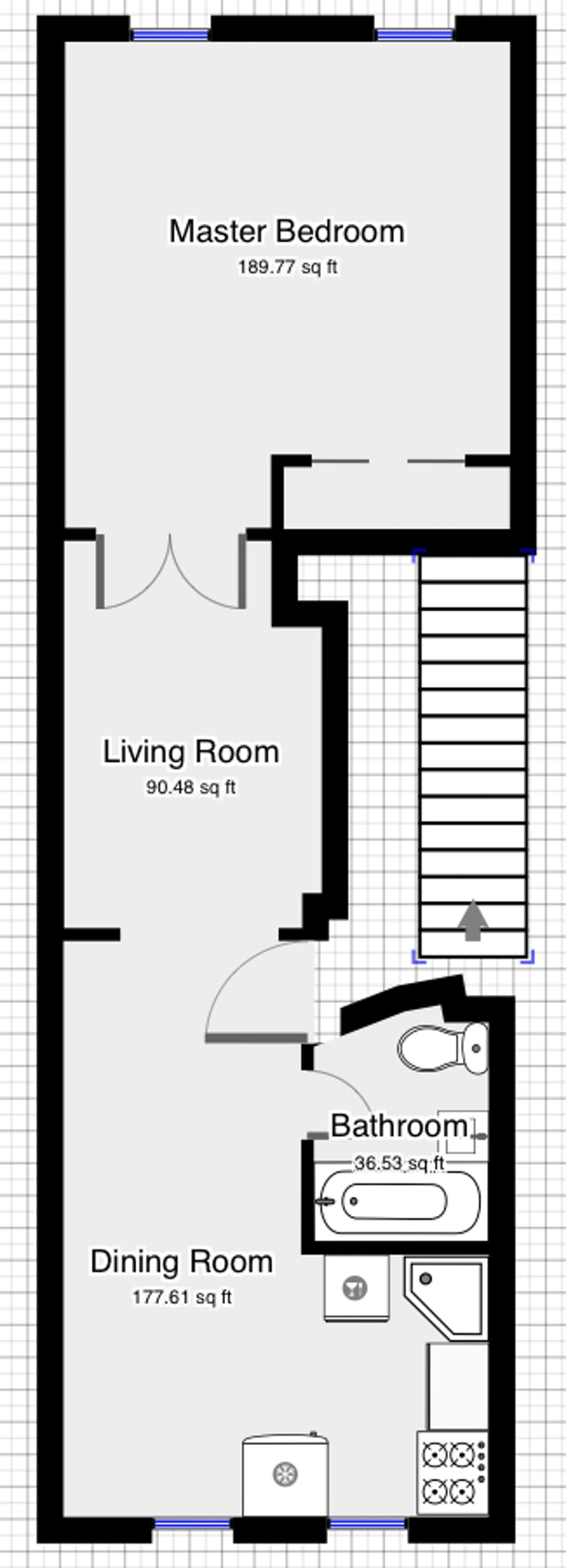Floorplan for 4 First Place, 4