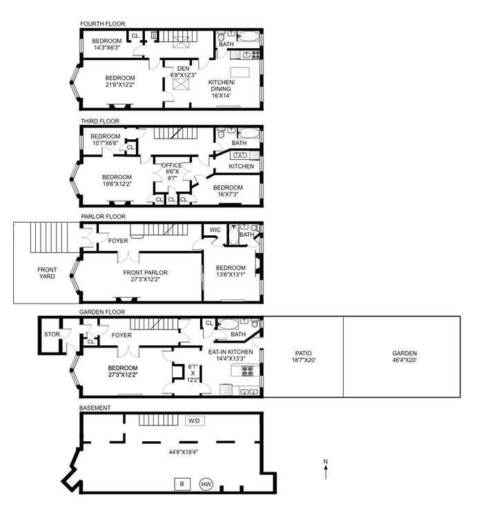 Floorplan for 15 Spencer Place
