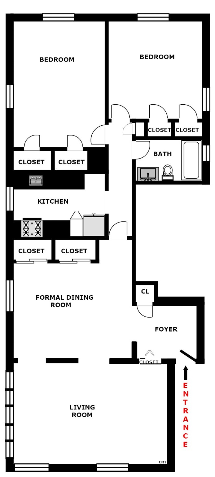 Floorplan for 37 -18 85th Street, 21