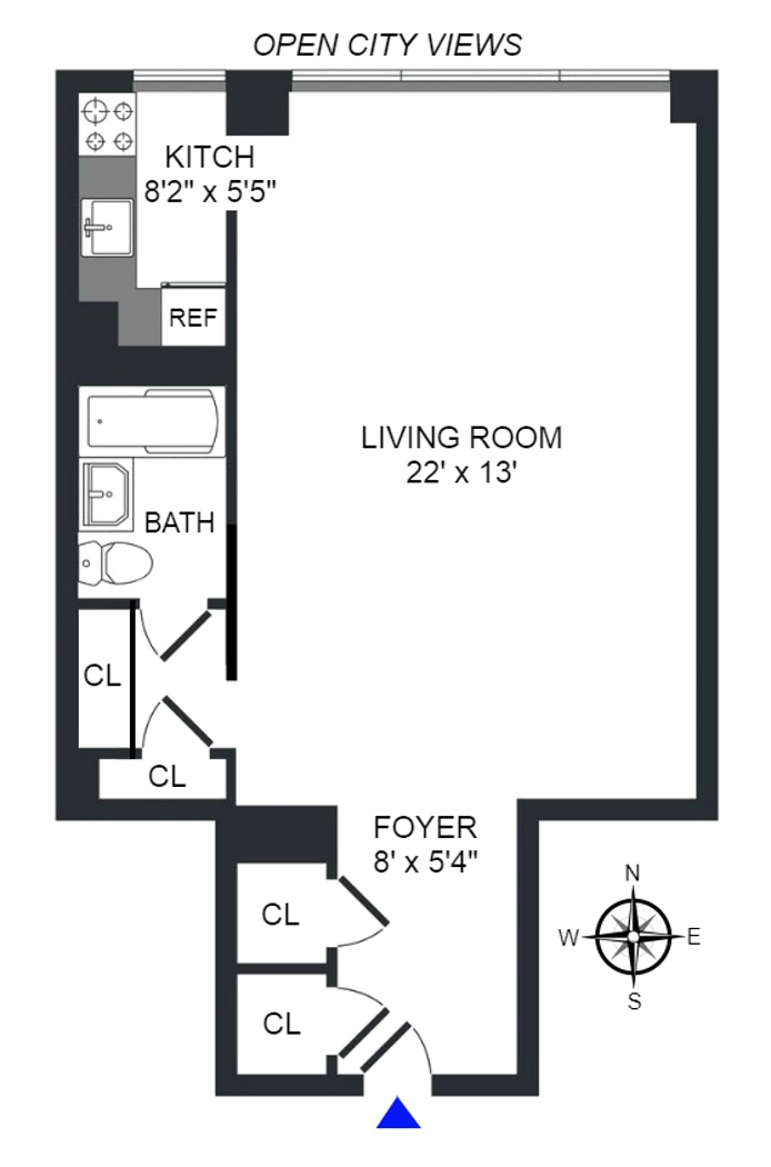 Floorplan for 405 East 63rd Street, 9N
