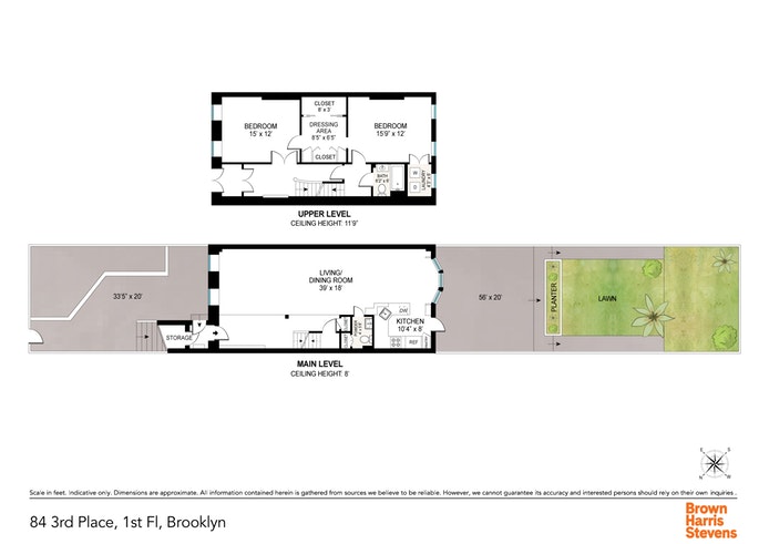 Floorplan for 84 3rd Pl, Townhouse