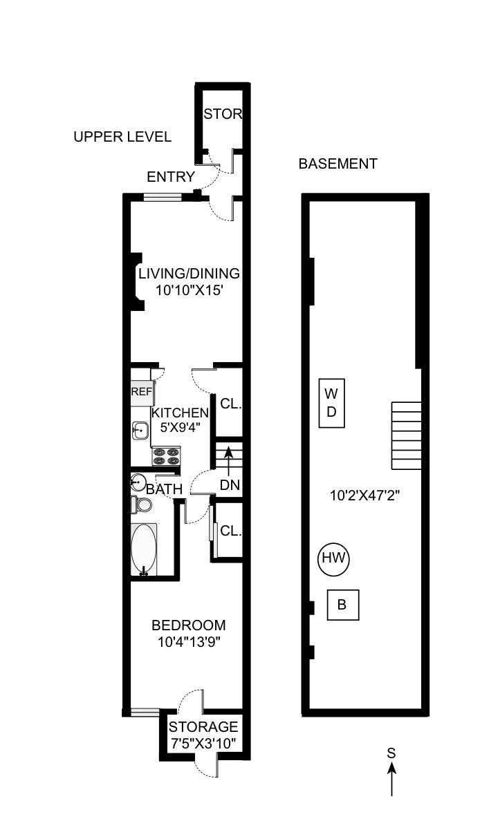 Floorplan for 725 President Street, GARDEN