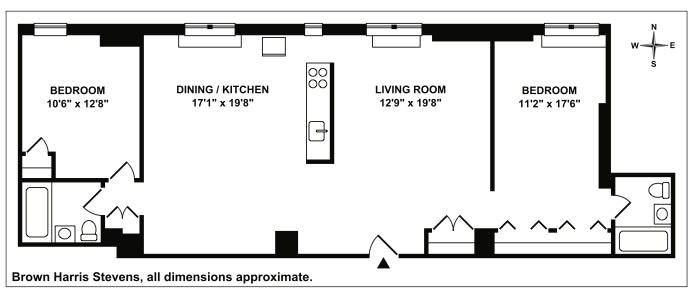 Floorplan for 257 Central Park West, 12D