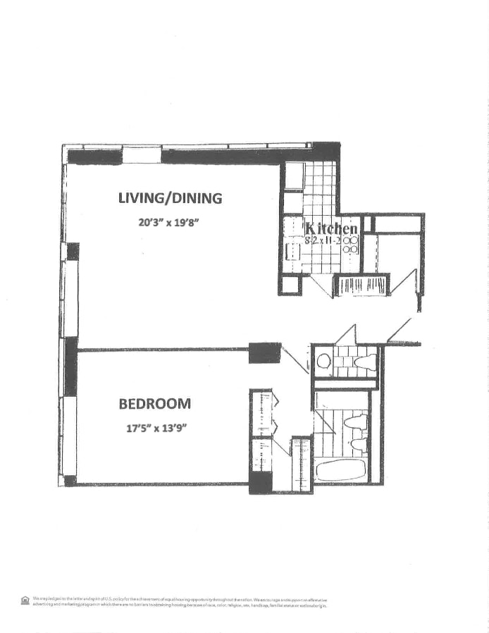 Floorplan for 15 West 53rd Street, 50E