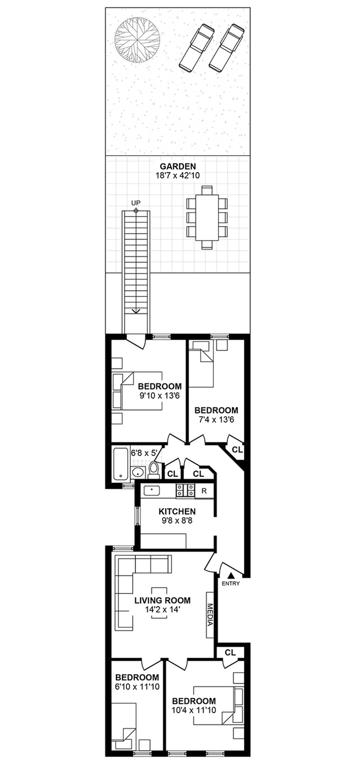 Floorplan for 43-17, 28th Avenue, 2