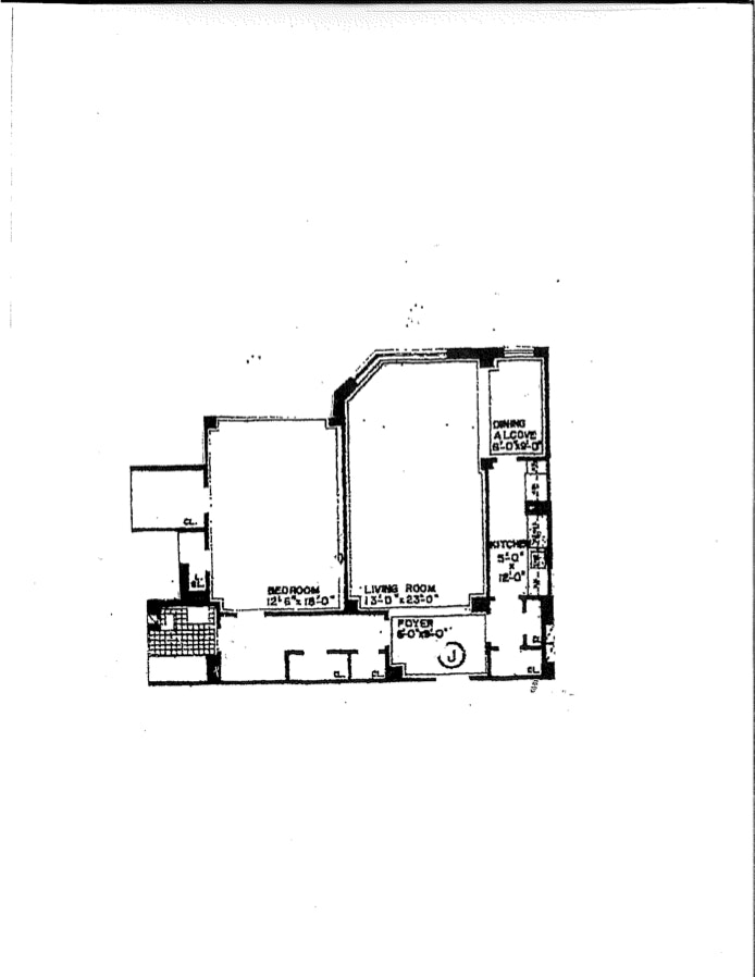 Floorplan for 35 Park Avenue, 6J