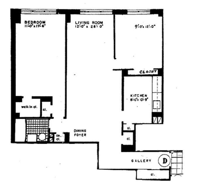 Floorplan for 235 East 87th Street, 10D