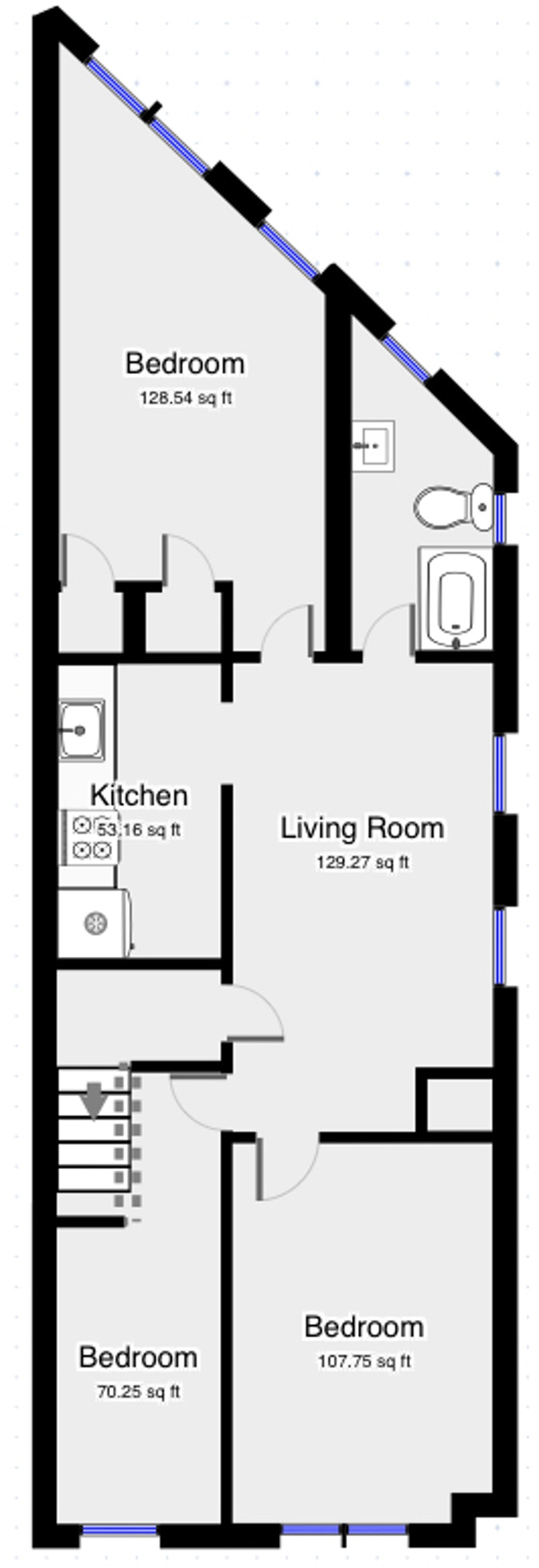 Floorplan for 261 Rockaway Avenue, 2