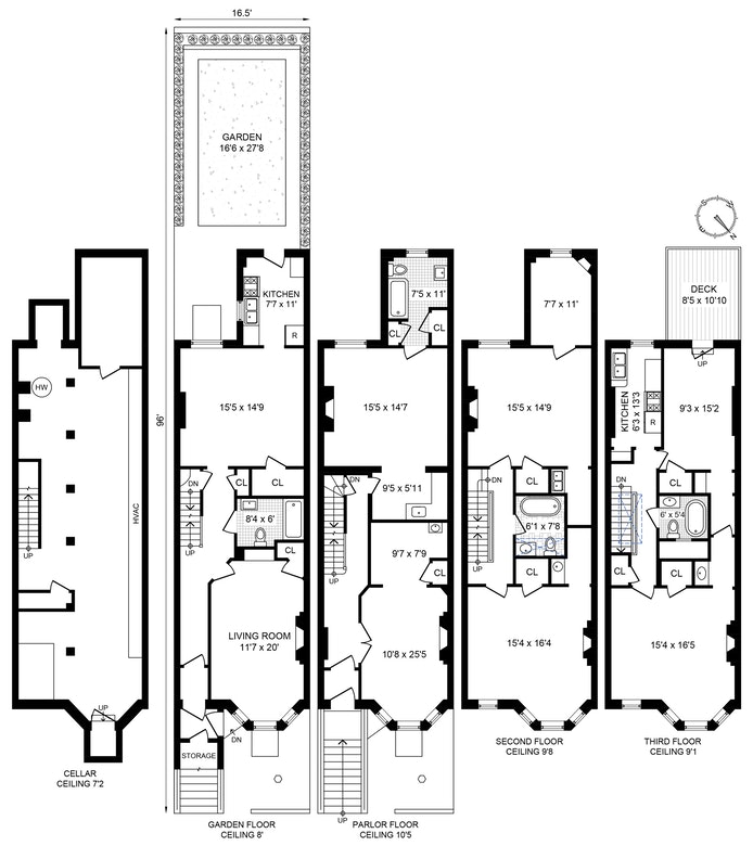 Floorplan for 23 Polhemus Place