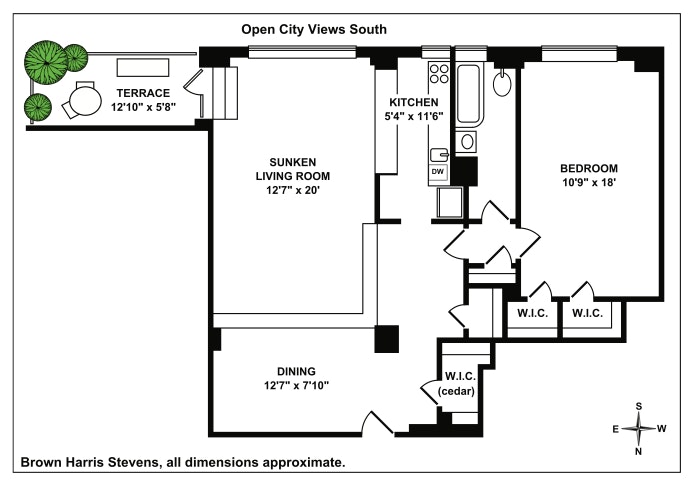 Floorplan for 35 West 90th Street, 11C