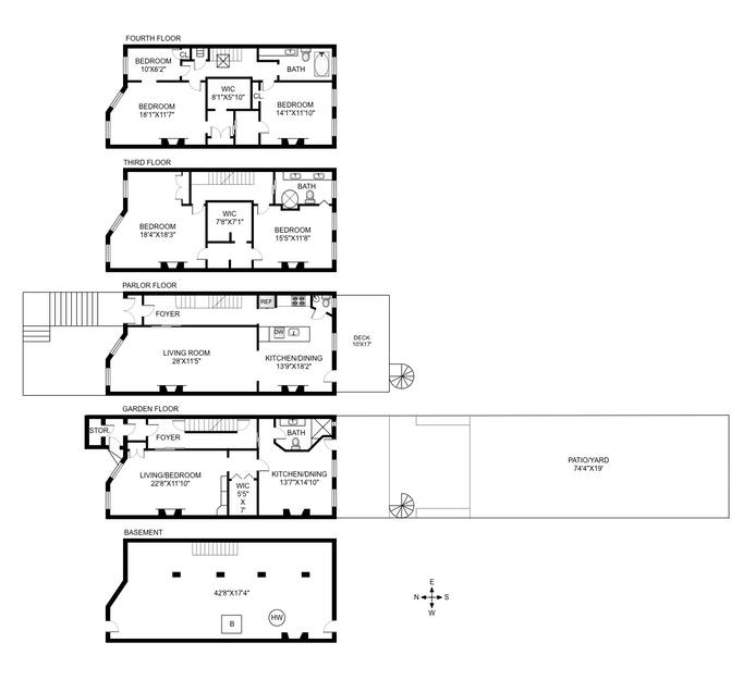 Floorplan for 600 Macdonough Street